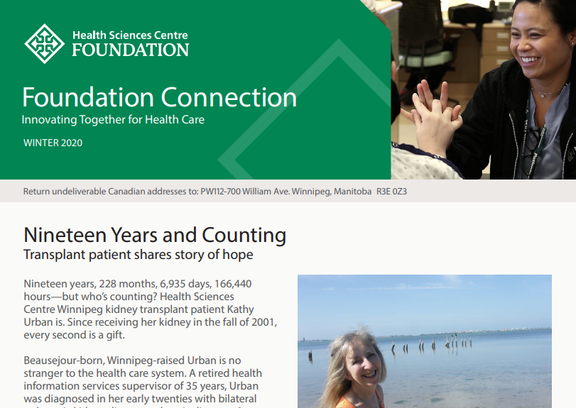 The cover of the Winter 2020 Newsletter