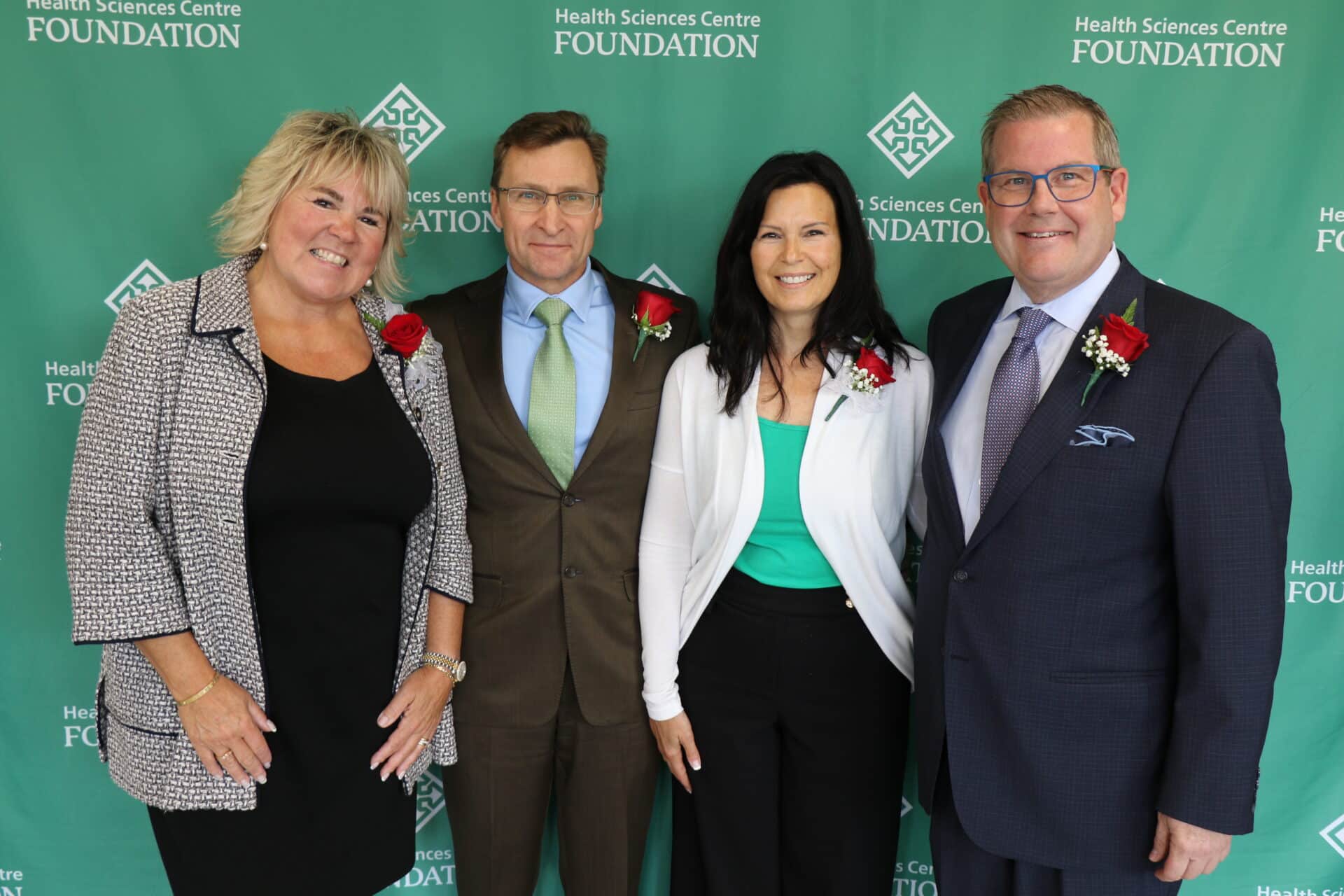 Tina Jones, O.M., Dr. Ed Buchel, Kristin Coulthard, and Jonathon Lyon